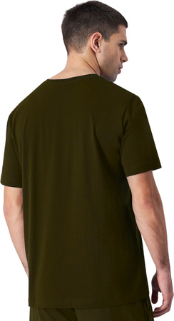 Koszulka męska Champion SS Tee oliwkowa 220264 GS573