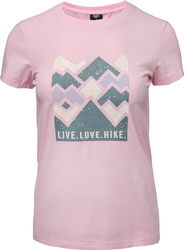 Damska Koszulka Z Krótkim Rękawem Lady Aldys  fiery red/white/french blue rozmiar M