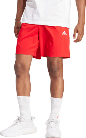 Spodenki treningowe krótkie męskie adidas Aeroready Essentials Chelsea Small Logo czerwone IC9394