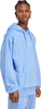 Bluza męska adidas Essentials Feelcozy Fleece Hoodie jasnoniebieska JX3312