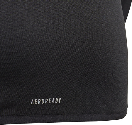 Bluza dla dzieci adidas Designed 2 Move 3-Stripes Hoodie czarno-biała GN1462