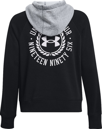 Bluza damska Under Armour Rival Fleece CB Hoodie czarna 1373031 001
