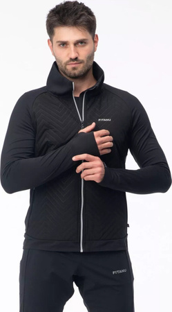 Męska bluza ocieplana rozpinana bez kaptura Fitanu Fexan rozmiar XL