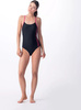 Damski strój kąpielowy Aquawave SUBLIME II WMNS black/raspberry sorbet rozmiar L