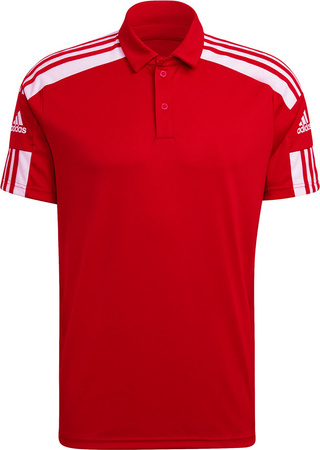 Koszulka męska adidas Squadra 21 Polo czerowna GP6429