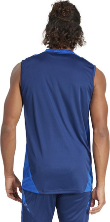 Koszulka męska adidas Tiro 24 Competition Training Sleeveless Jersey granatowa IR5476