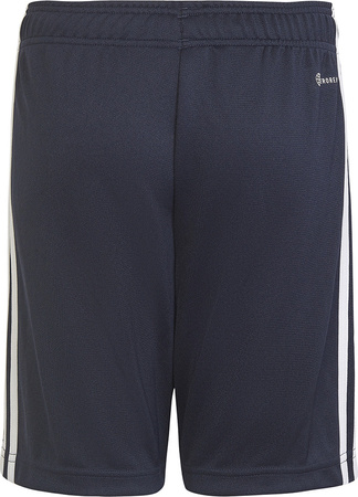 Spodenki dla dzieci adidas Designed 2 Move 3-Stripes Shorts granatowe HN8544