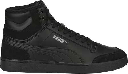 Buty męskie Puma Shuffle Mid Fur czarne 387609 01