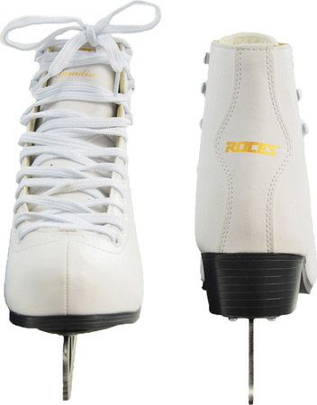 Łyżwy figurowe damskie Roces Paradise Lama białe 450635 01