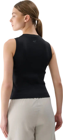Koszulka damska 4F F132 czarna 4FWMM00TSLEF132 20S