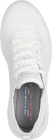 Buty damskie Skechers Bobs Bflex białe 117591 WHT