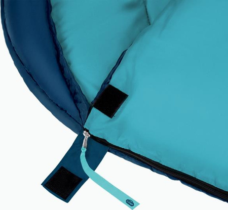 Śpiwór turystyczny mumia Nils Camp NC2008 niebieski 215x75cm