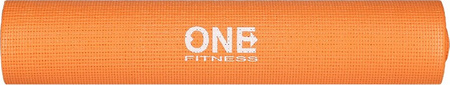Mata do jogi yogi One Fitness YM02 pomarańczowa