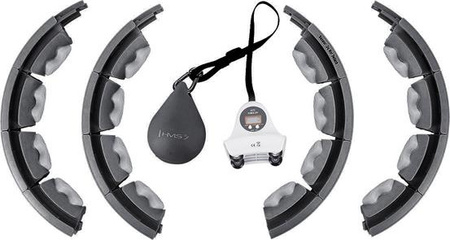 Hula hop black z wypustkami i obciążnikiem licznik HMS hhw06