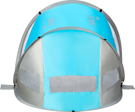 Namiot plażowy samorozkładający niebieski podłoga Nils camp nc3142 big