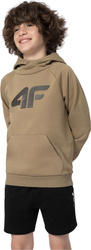 Bluza dla chłopca 4F beżowa 4FJSS23TSWSM220 83S