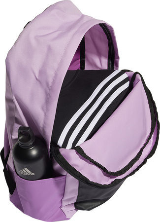 Plecak sportowy szkolny miejski adidas Classic Badge of Sport 3-Stripes Backpack fioletowy HM9147
