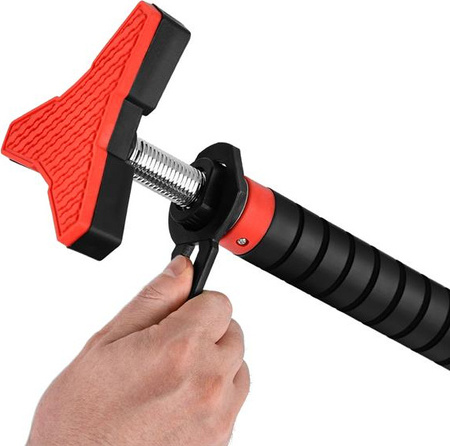 Drążek rozporowy z poziomicą do ćwiczeń podciągania HMS dd400 70-100 cm