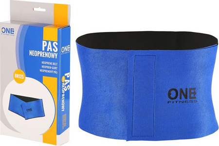 Pas wyszczuplający ściągacz na brzuch One Fitness BR125 20x99 cm