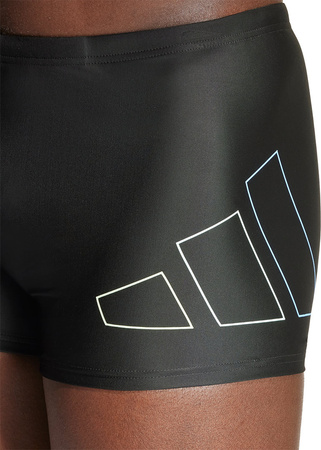 Spodenki szorty kąpielowe męskie adidas Big Bars Swim czarne IU1887