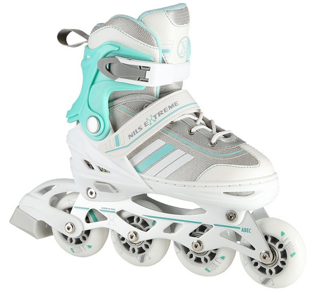 Łyżworolki z wymienną płozą figurową 2w1 Nils Extreme rozmiar S (29-33)