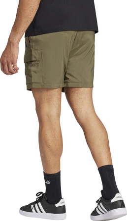 Spodenki męskie adidas Essentials Small Logo Cargo Chelsea oliwkowe JD1827