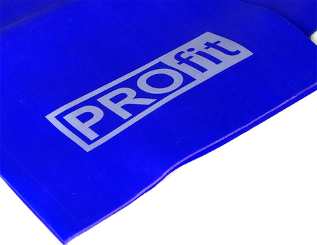 Guma Fitness Profit Long Medium 200x15x0,45cm niebieska DK 2227