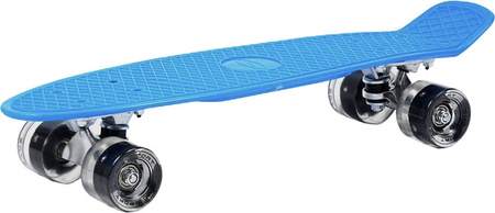 Deskorolka fiszka pennyboard plastkowa Smj niebieska BS-2206 PL