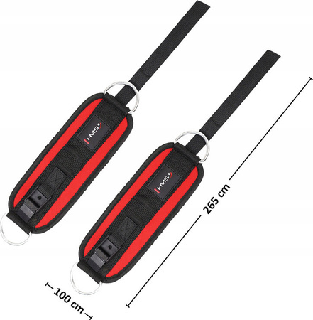 Opaski treningowe na kostkę (2szt) HMS OPX01 Ankle Strap