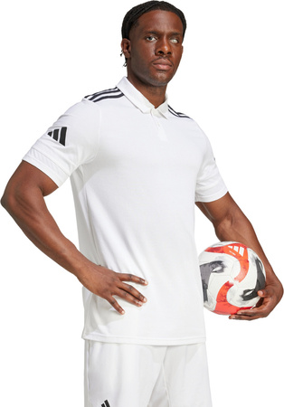 Koszulka męska adidas Squadra 25 Polo biała JY3419