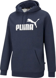 Bluza męska Puma ESS Heather Hoodie FL granatowa 586739 06