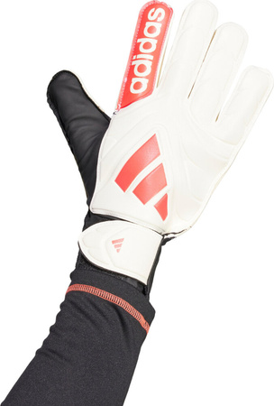 Rękawice bramkarskie adidas Copa Club Goalkeeper biało-pomarańczowe JH3789