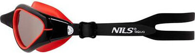 Okularki pływackie Nils aqua nqg480maf czarny/ czerwony