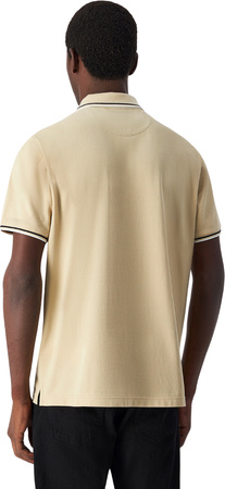 Koszulka męska Champion polo beżowa 220897 MS091