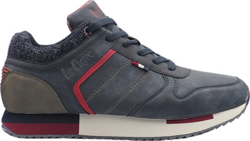 Buty męskie Lee Cooper granatowo-czerwone LCJ-21-29-0642M