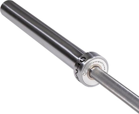 Gryf olimpijski HMS Premium GO1100 1100 kg ZG1500 + Zaciski Lock Jaw złote 2 sztuki