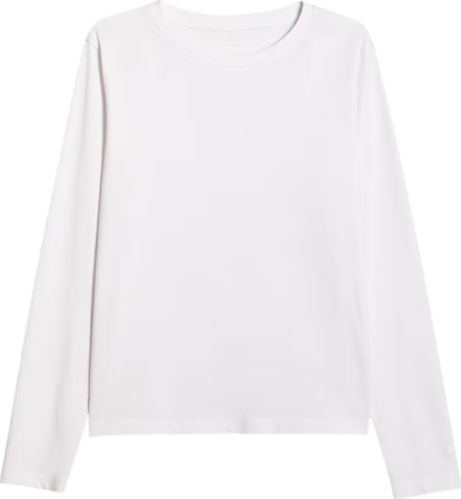 Koszulka damska 4F longsleeve F431 biała 4FWMM00TLONF431 10S