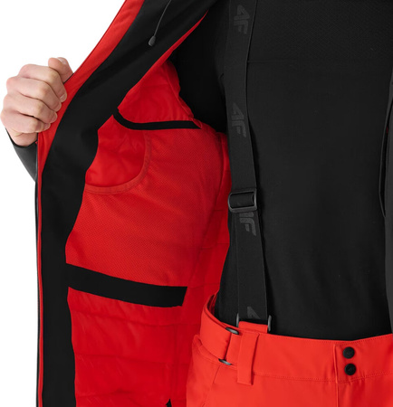 Kurtka narciarska męska 4F M579 czerwona 4FWAW24TTJAM579 62S