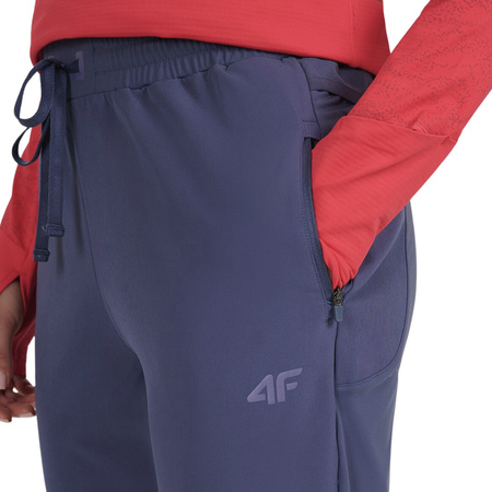 Spodnie damskie 4F FNK F0931 niebieskie 4FWAW25TFTRF0931 32S