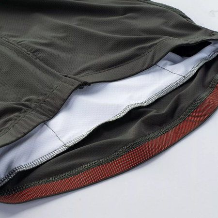 Koszulka rowerowa męska Radvik Echo Gts szaro-biała rozmiar XXL