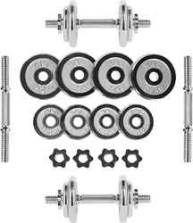 Hantle sztangielki w walizce Chrome HMS STC20 2x10 KG