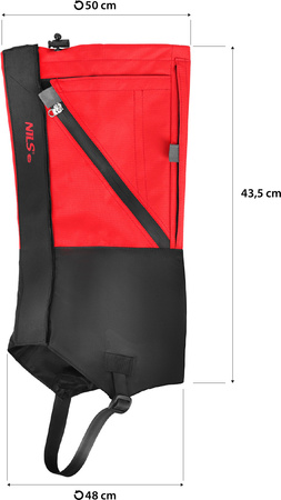 Stuptuty ochraniacze na buty Nils Camp NC17112 czerwone