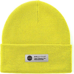 Czapka Ozoshi Haichi Cuffed Beanie limonka OWH20RCFB005
