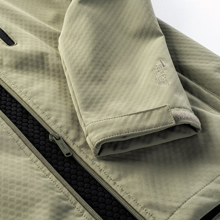 Męska kurtka softshell turystyczna oddychająca Magnum Deer 2.0 zielona rozmiar XXL