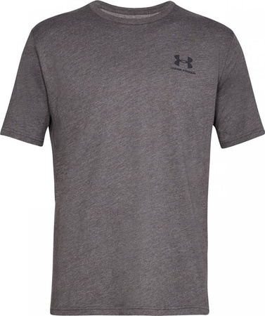 Koszulka męska Under Armour Sportstyle Left Chest SS ciemny szary 1326799 019