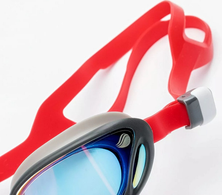 Okularki pływackie Aquawave Zonda RC szaro-czerwone