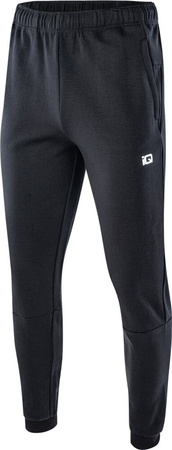 Męskie spodnie treningowe dresowe joggery IQ Vesilles czarne rozmiar S