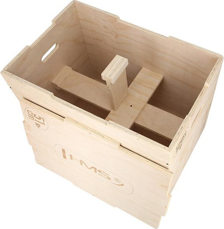 Skrzynia treningowa pylometryczna do ćwiczeń crossfit drewniana HMS DSC01