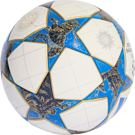 Piłka nożna adidas UCL Competition 25/26 League Phase biało-niebiesko-złota JP1541