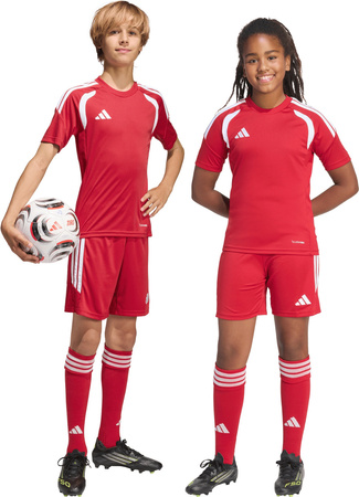 Spodenki dla dzieci adidas Tiro 26 League czerwone KA8817